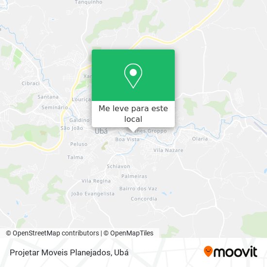 Projetar Moveis Planejados mapa