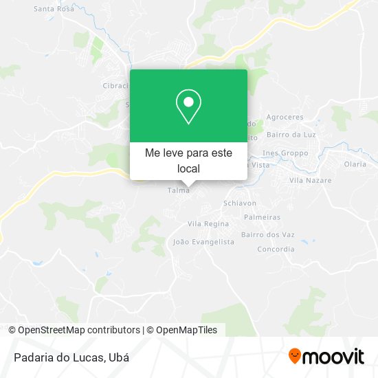 Padaria do Lucas mapa