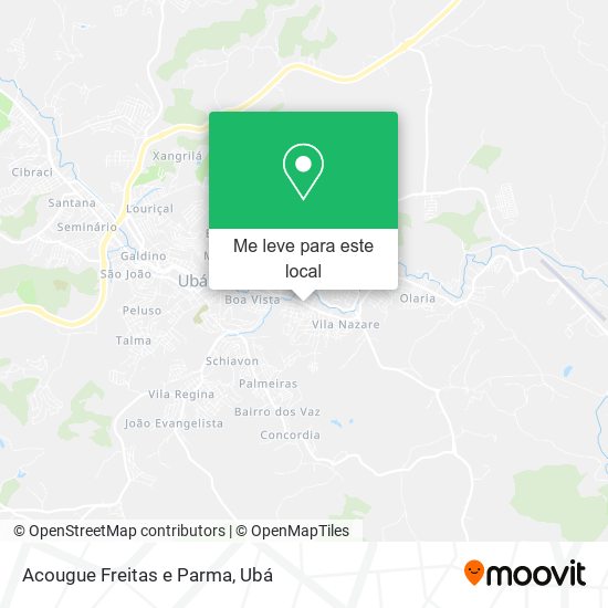 Acougue Freitas e Parma mapa