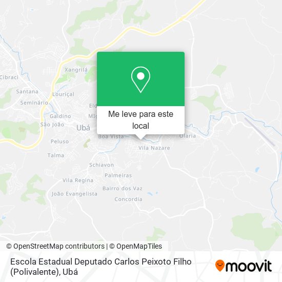 Escola Estadual Deputado Carlos Peixoto Filho (Polivalente) mapa