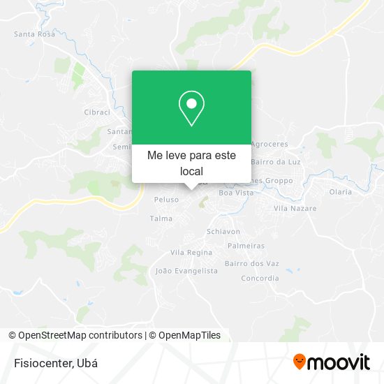 Fisiocenter mapa