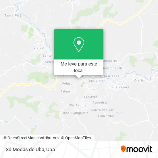 Sd Modas de Uba mapa