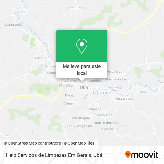 Help Servicos de Limpezas Em Gerais mapa