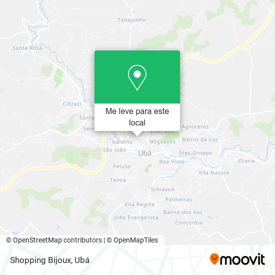 Shopping Bijoux mapa