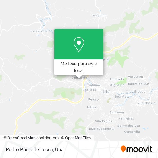Pedro Paulo de Lucca mapa
