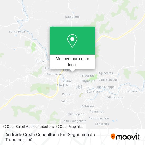 Andrade Costa Consultoria Em Seguranca do Trabalho mapa