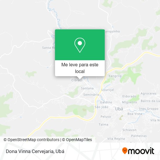 Dona Vinna Cervejaria mapa