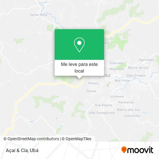 Açaí & Cia mapa