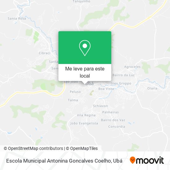 Escola Municipal Antonina Goncalves Coelho mapa