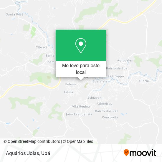 Aquários Joias mapa