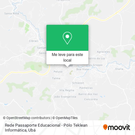 Rede Passaporte Educacional - Pólo Teklean Informática mapa