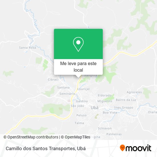 Camillo dos Santos Transportes mapa