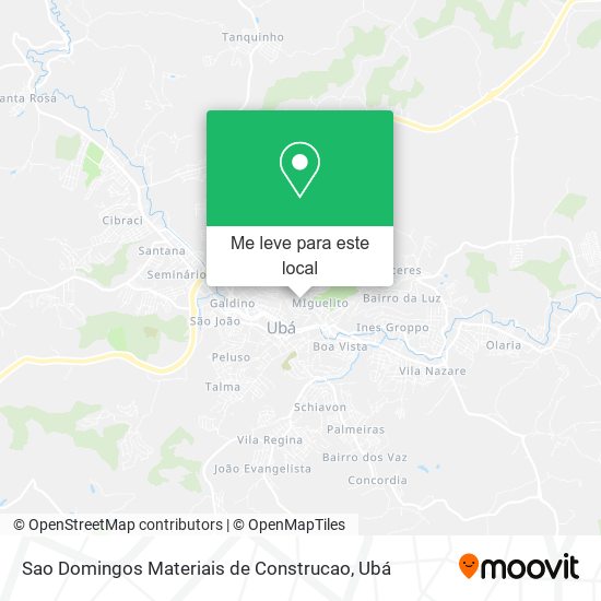 Sao Domingos Materiais de Construcao mapa