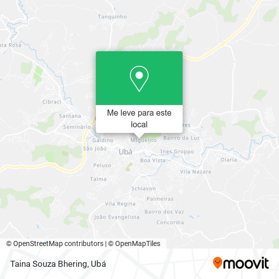 Taina Souza Bhering mapa