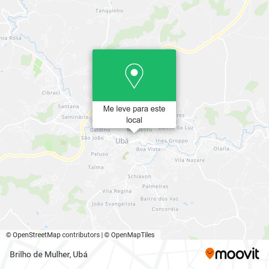Brilho de Mulher mapa