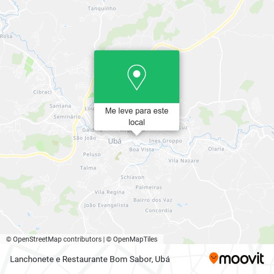 Lanchonete e Restaurante Bom Sabor mapa