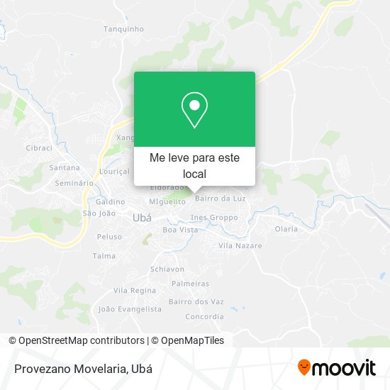 Provezano Movelaria mapa