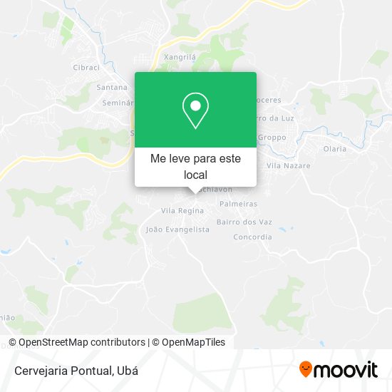 Cervejaria Pontual mapa
