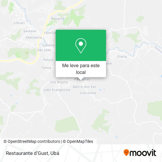 Restaurante d'Gust mapa