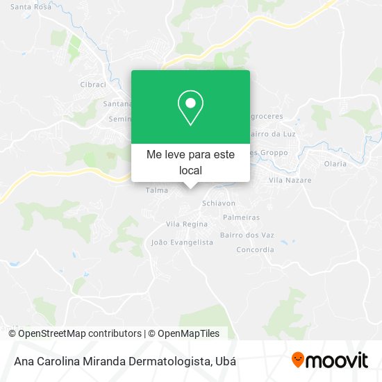 Ana Carolina Miranda Dermatologista mapa