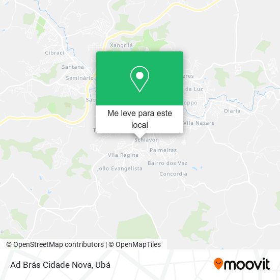 Ad Brás Cidade Nova mapa