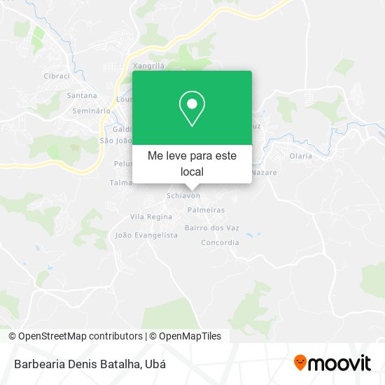 Barbearia Denis Batalha mapa