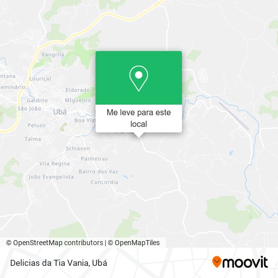 Delicias da Tia Vania mapa