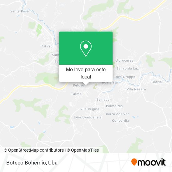 Boteco Bohemio mapa