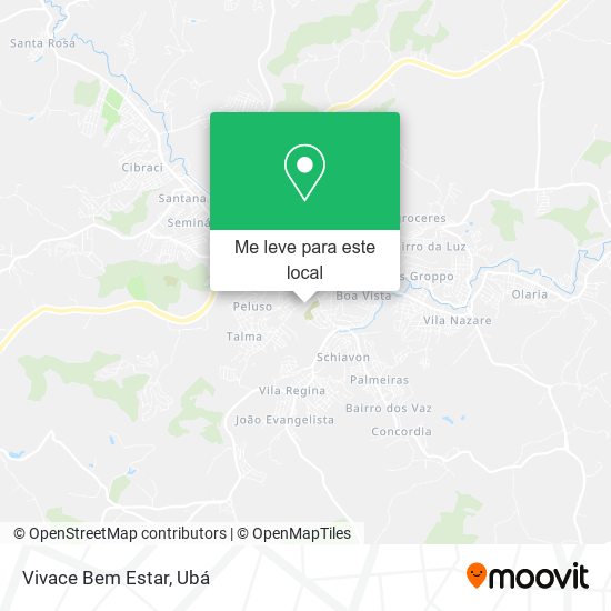 Vivace Bem Estar mapa