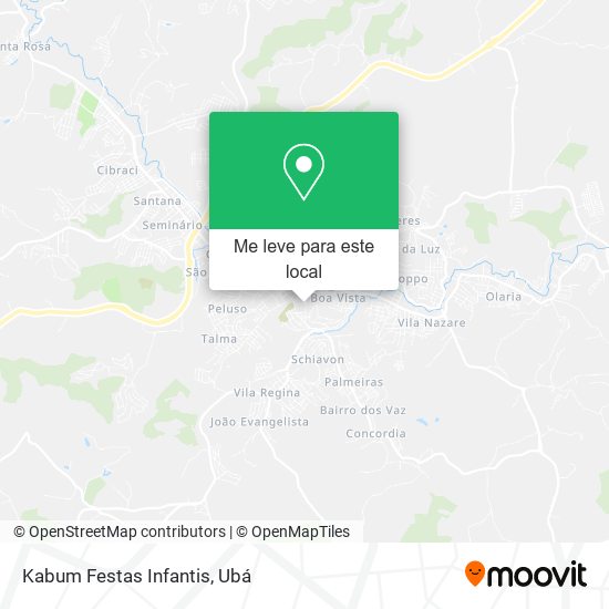 Kabum Festas Infantis mapa