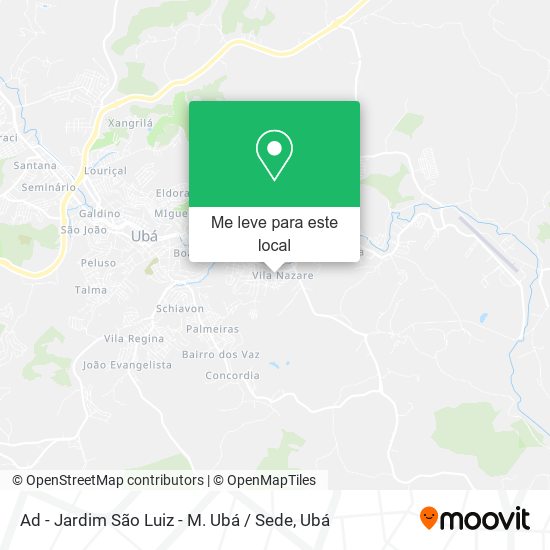 Ad - Jardim São Luiz - M. Ubá / Sede mapa