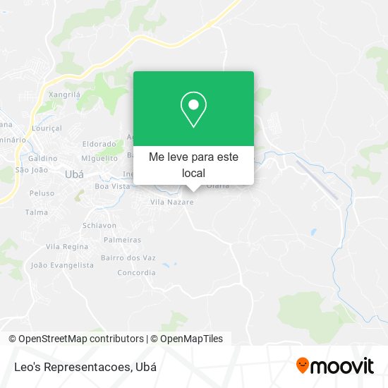 Leo's Representacoes mapa