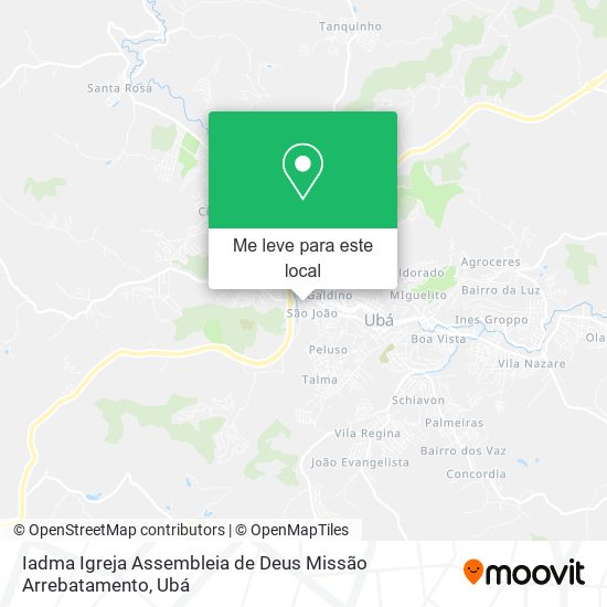 Iadma Igreja Assembleia de Deus Missão Arrebatamento mapa