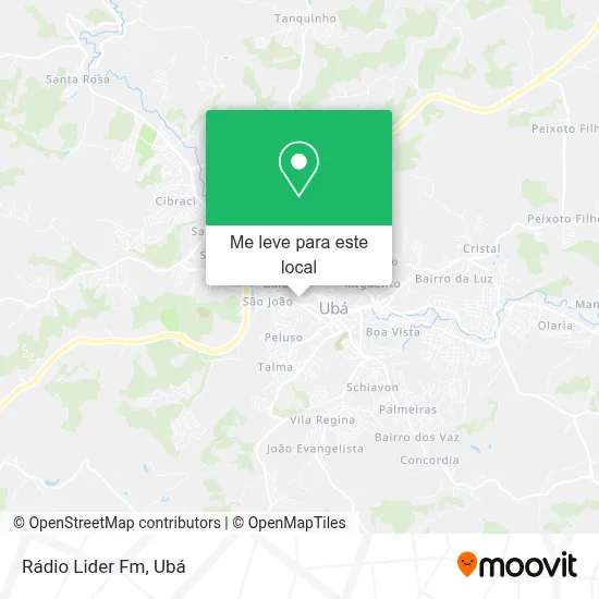 Rádio Lider Fm mapa