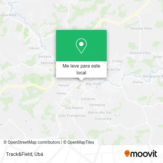 Track&Field mapa