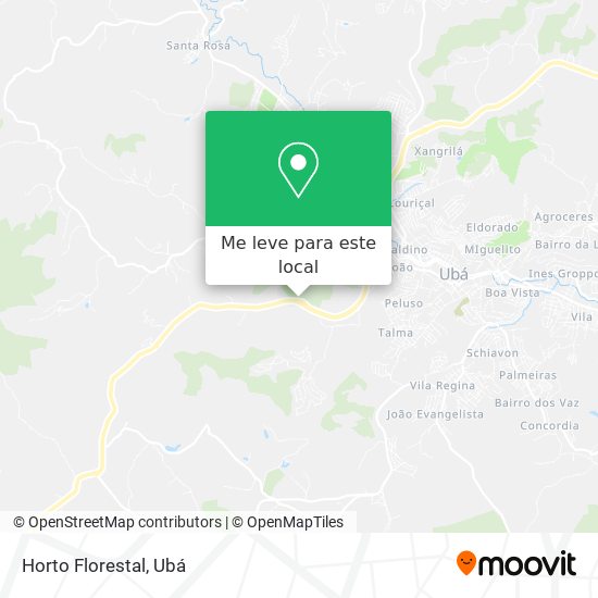 Horto Florestal mapa