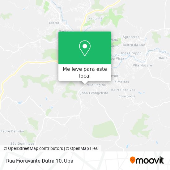 Rua Fioravante Dutra 10 mapa