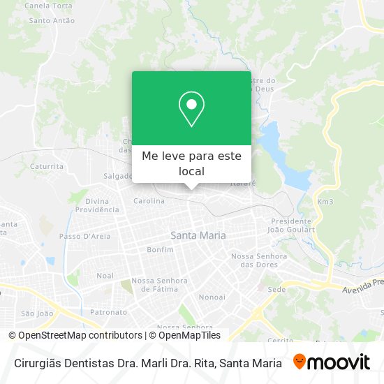 Cirurgiãs Dentistas Dra. Marli Dra. Rita mapa