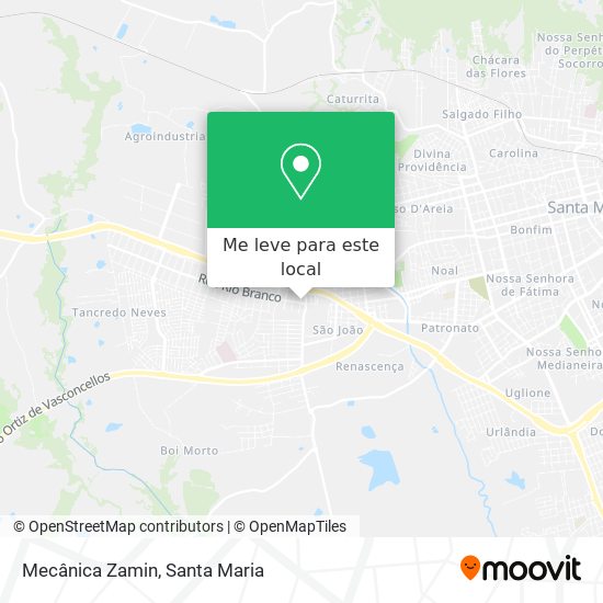 Mecânica Zamin mapa