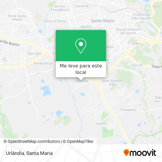 Urlândia mapa