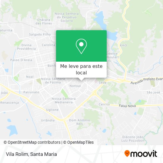 Vila Rolim mapa
