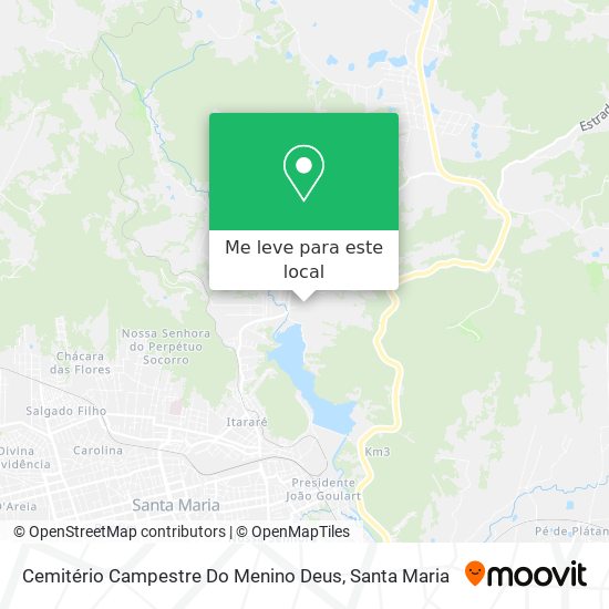 Cemitério Campestre Do Menino Deus mapa