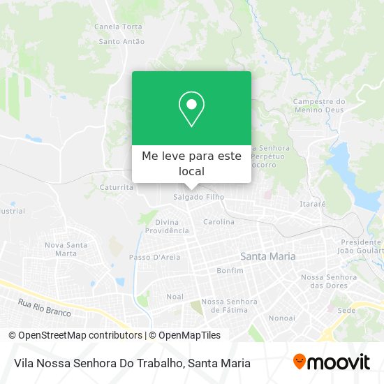 Vila Nossa Senhora Do Trabalho mapa