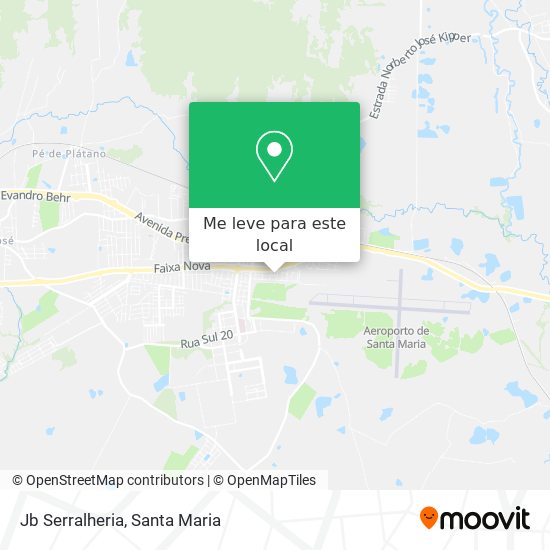 Jb Serralheria mapa