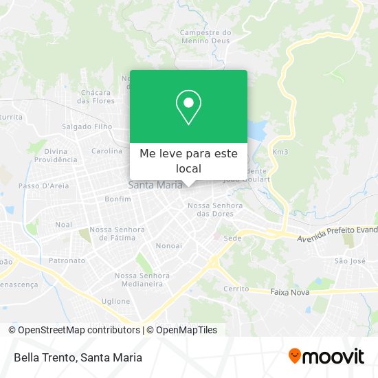 Bella Trento mapa