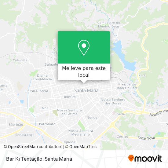 Bar Ki Tentação mapa