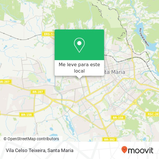 Vila Celso Teixeira mapa