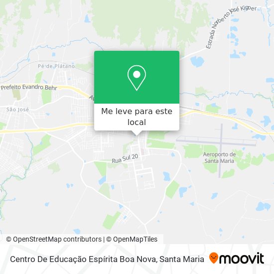 Centro De Educação Espírita Boa Nova mapa