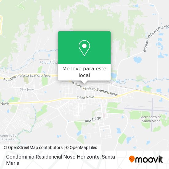 Condomínio Residencial Novo Horizonte mapa