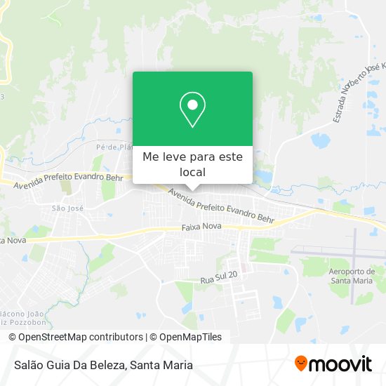 Salão Guia Da Beleza mapa